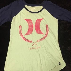 Hurley baseball tee